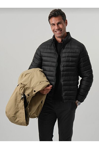 BARRELS AND OIL Men's Water Repellent Raincoat, Puffer Coat, Thick Coat Three-Piece Set Top Quality Coat