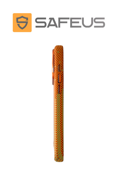 SAFEUS iPhone 17 Pro Max Carbon Fiber Magsafe Compatible Hard Shockproof Premium Case