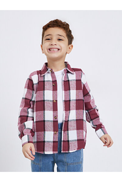 Styli Plaid Flannel Long Sleeve Shirt