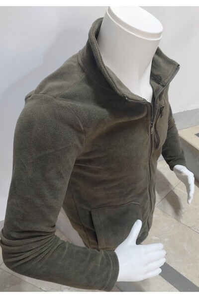 FBI Zipped Khaki Fleece