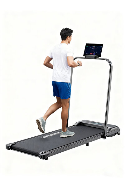 Yagud Household Treadmill with Bluetooth Link, Foldable, Multi-Functional and Silent