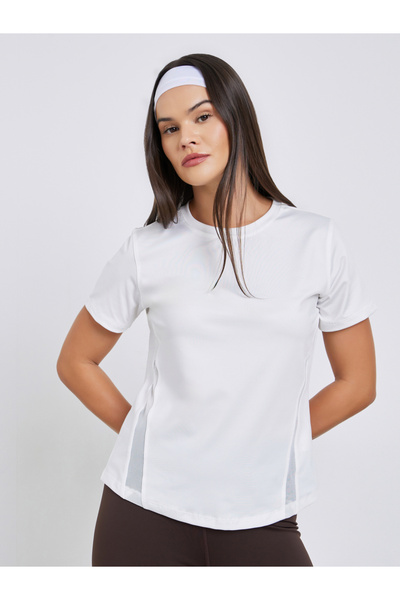 Styli Back Laser Cut Detail Mesh Panel Top