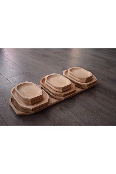 ArtKer Wooden serving set, ArtKer, 13 pieces