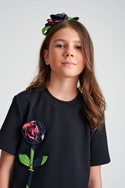 Lia Lea Girl Black Blouse