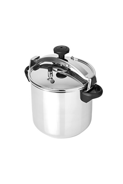 SİLAMPOS 6-liter Portuguese aluminum pressure cooker with a basket for mandi