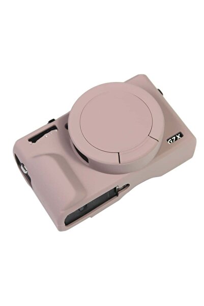 Generic Protective Soft Silicone Case for Canon Powershot G7 X Mark III with Removable Lens Cover (Tiffany P