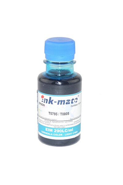 Piklinkmate Photo ink refill Light Cyan (light blue) for Epson printers 100 ml