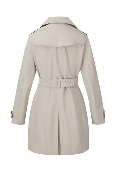 Take Two By Styli Notch Lapel Midi Belted Coat