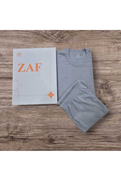 KJ2 Men's luxury thermal winter pajamas, gray color