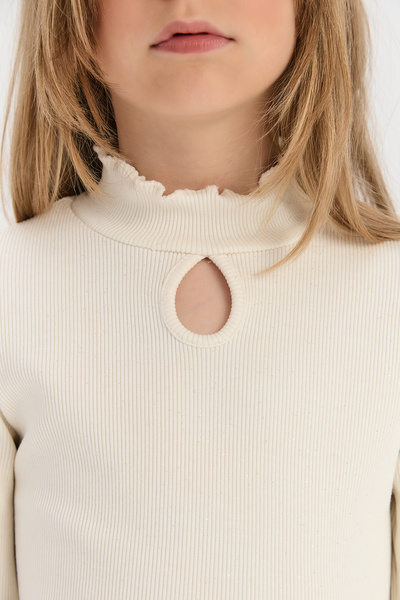 Tyess Girl Ecru Blouse