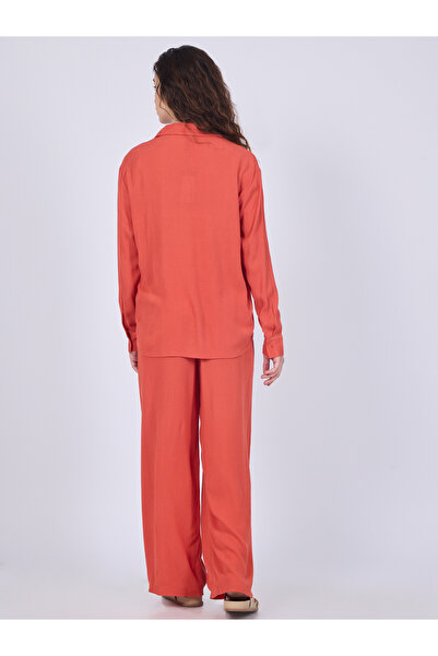 Outzidr By Styli Orange Relaxed Fit Shirt and Pants Co-Ords