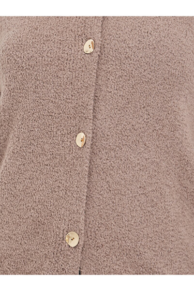 Styli Regular Fit Buttoned Chunky Knit Cardigan