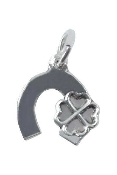 Jolie Silver Ασημένιο πέταλο 925 με μενταγιόν τριφυλλιού