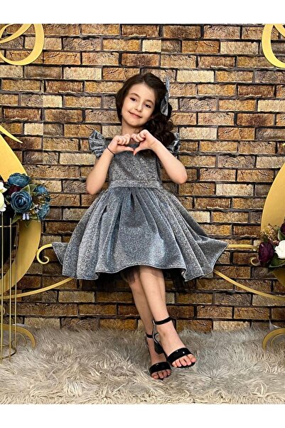 BİLGEN Style ΦΟΡΕΜΑ ΚΟΡΙΤΣΙΟΥ ΜΕ ΑΣΗΜΕΝΙΑ ΚΟΥΜΠΙΑ ΦΟΡΕΜΑ ΠΑΡΤΥ ΓΑΜΟΥ ΜΕ ΦΟΡΕΜΑ ΕΝΤΟΥΡΙΑΣΜΕΝΟ 3-10 ΕΤΩΝ