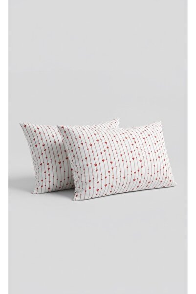 SADEN HOME SET DE 2 HUSE DE PERNE DIN BUMBAC CU MODELE 50X70 CM