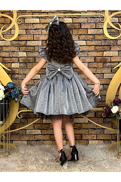 BİLGEN Style ΦΟΡΕΜΑ ΚΟΡΙΤΣΙΟΥ ΜΕ ΑΣΗΜΕΝΙΑ ΚΟΥΜΠΙΑ ΦΟΡΕΜΑ ΠΑΡΤΥ ΓΑΜΟΥ ΜΕ ΦΟΡΕΜΑ ΕΝΤΟΥΡΙΑΣΜΕΝΟ 3-10 ΕΤΩΝ