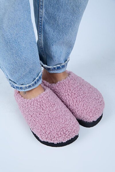 Manijero (Orlina) Women's Tedy Sabo Platform Pink Slippers