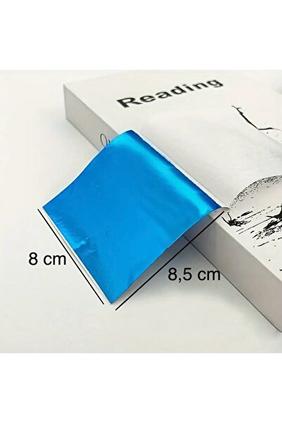 AEÇTASARIM Mavi Yaprak Varak (10 Adet) Epoksi Reçine