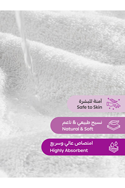 Donetella 6 - Pcs Premium Hand Towels (40x70cm) 600 GSM 100% Combed Cotton