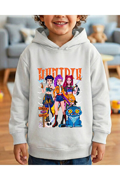 Toum Young KPop Demon Hunters hanorac gros cu 3 fire, dulce