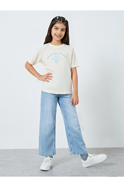 Styli Teens Off White Raglan Sleeve T-Shirt