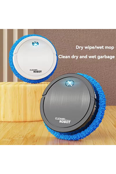 Generic Smart Robot Vacuum Cleaner with Mopping, Strong Suction, Low Noise, Auto Navigation & Slim Design