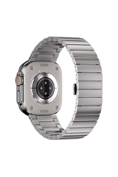 LUVLU Premium Grade 2 titanium strap for Apple Watch Ultra / Ultra 2 (49mm) DLC finish