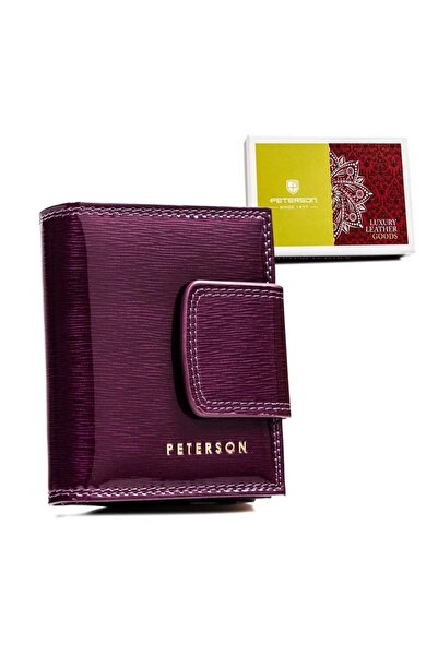 Peterson Women's compact wallet made of patent leather - Peterson