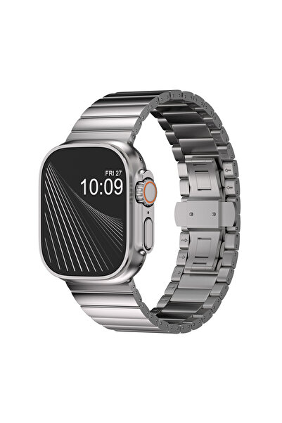 LUVLU Premium Grade 2 titanium strap for Apple Watch Ultra / Ultra 2 (49mm) DLC finish