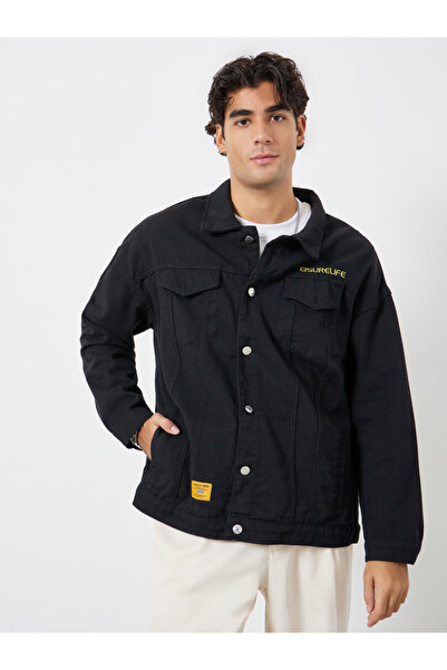 Styli Men Oversized Denim Jacket