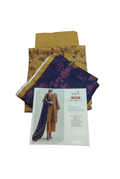 Generic فستان نسائي من 3 قطع مطبوع رقميًا من قماش شبكي من 3 قطع بدون خياطة