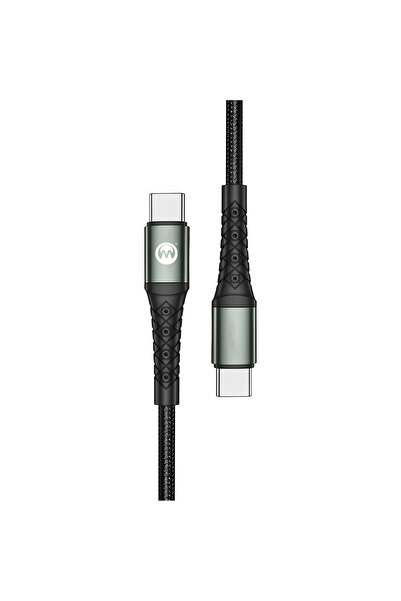 Generic Type-C to Type-C 60W PD Data Cable - 1.2M Fast Charging and Tangle-Free (Model: DCPD218T)