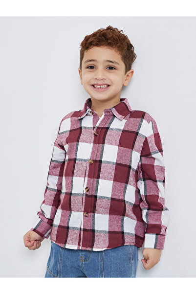 Styli Plaid Flannel Long Sleeve Shirt