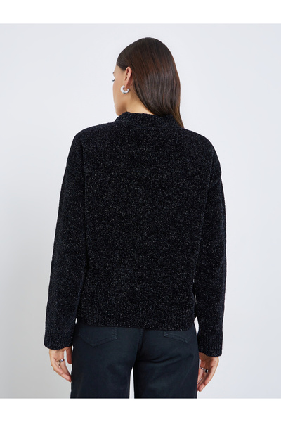 Styli Regular Fit Regular Length Lurex Yarn Sweater