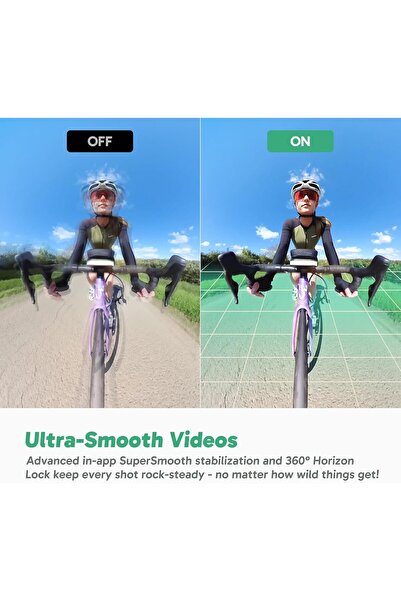 Generic AKASO 360 Weatherproof 360° Action Camera - 5.7K, Dual 48MP Sensors, 72MP Photo (With 128GB)