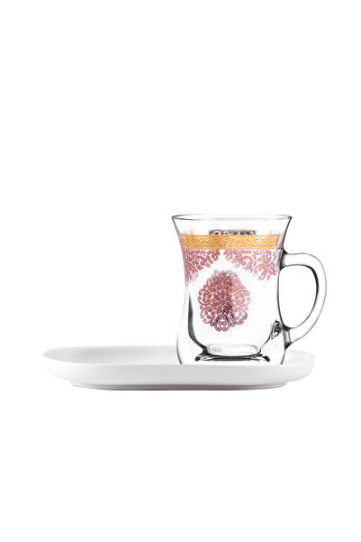 Dimlaj Selena Glass & Porcelain Mug CB/4-Gold