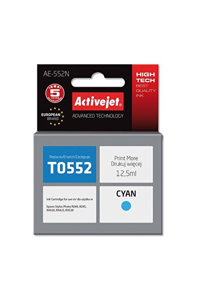 ActiveJet Compatible cartridge T0552 cyan for Epson C13T055240, Premium Activ...