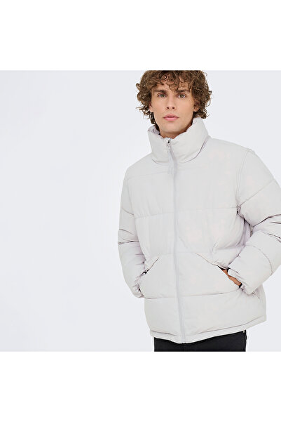 Only & Sons Μπουφάν Only&Sons Pack Life Puffer Ανδρικό Μπλε ψηλός λαιμός