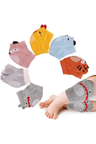 Genericc 6 أزواج من وسادات الركبة للأطفال من ميكوز - واقيات تنفس مضادة للانزل...