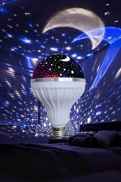 Muchmy مصباح عرض ليلي على شكل نجمة السماء، مصباح عرض رومانسي على شكل وحيد الق...