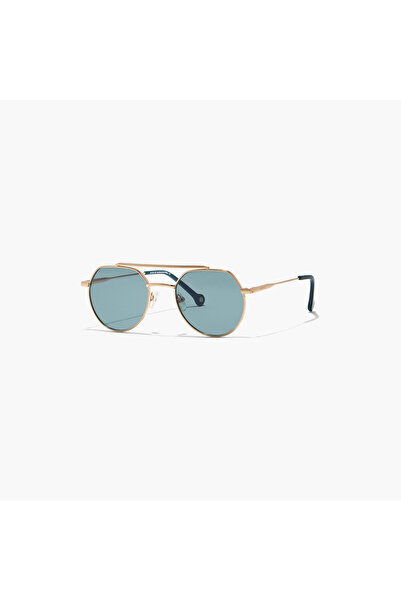 30Sundays IRIS Green Lens 49 mm Aviator Sunglasses