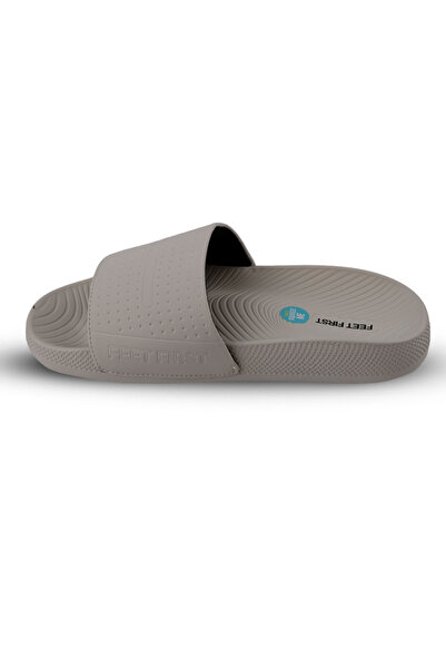 feet first Men's modern slippers with a touch of luxury and a natural foam interior.