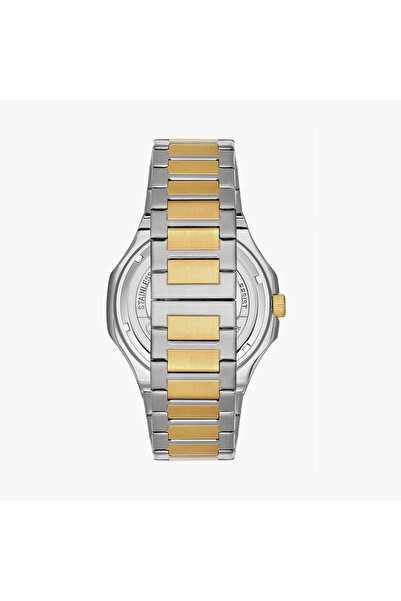 Omax Men's 42MM Dual Tone Analog Metal Strap Watch | 00BFD003A002