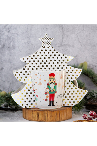 Tohana Pine Tree Paper Packaged Porcelain Mug 360 ml