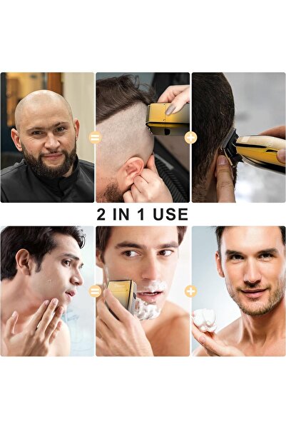 Hatteker Foil Shaver Bald Head Electric Razor with Precision Trimmer (Cordless, Waterproof)