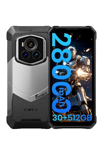 Fossibot F107 Pro Rugged Phone, 5G, 6.95' 120Hz, 30GB+512GB, CPU Dimensity 7300, 28000mAh, Android 15