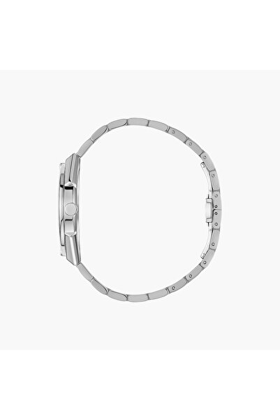Omax Silver Metal Men's Analog Watch