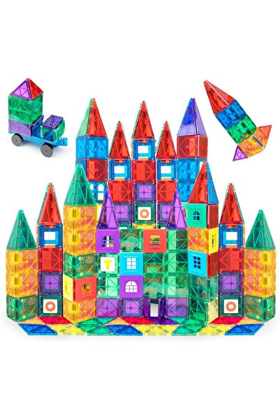 Playmags 150 Parça Manyetik Blok Set | 3D Magnet Yapı Taşları