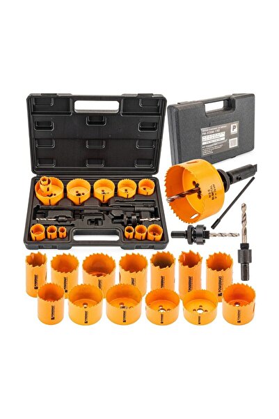 Powermat Set 17 carote, burghie pentru metal, lemn,