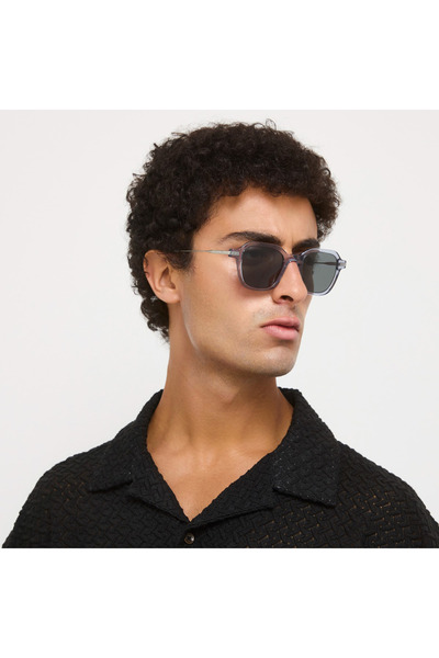 30Sundays 48MM Black Geometric Sunglasses 30S-000408-0701